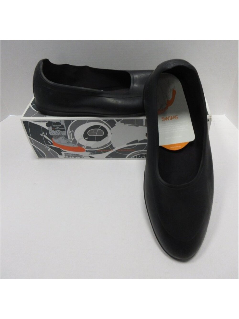 Swims Shoes XL Classic Galosh Waterproof Rubber Overshoe Slip On NEW